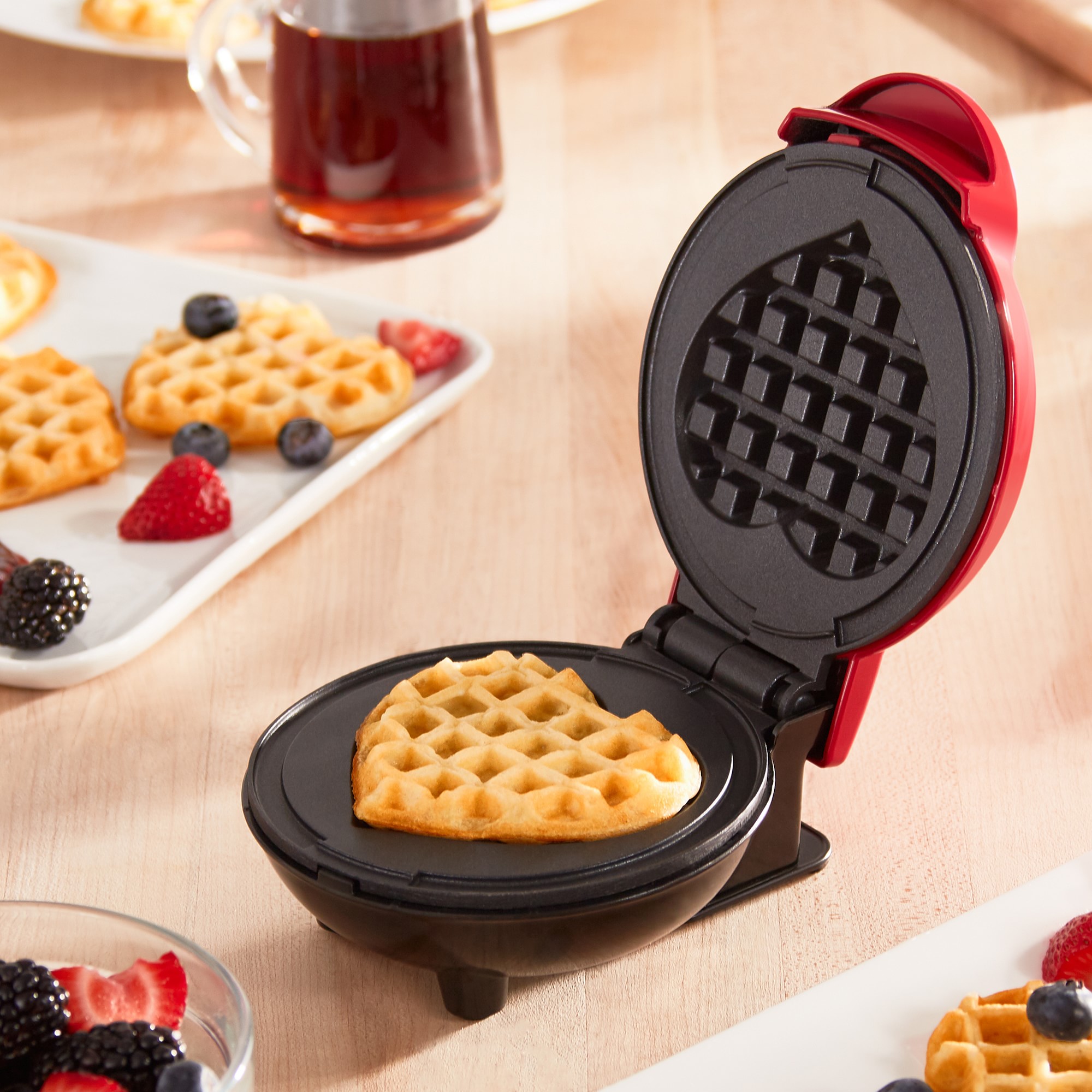 Dash Mini Design Heart Waffle Maker Home By Geneva