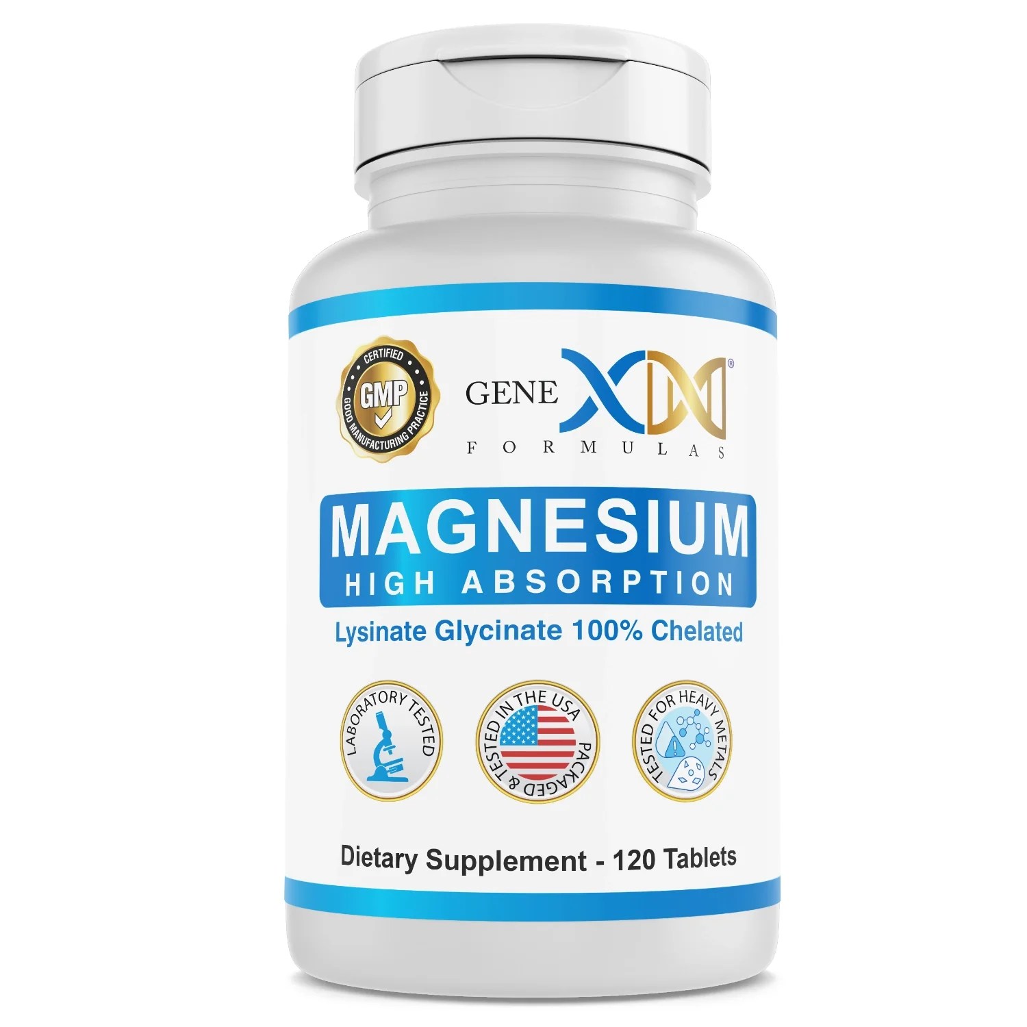 Magnesium Lysinate Glycinate Chelate 200mg Genex Formulas LLC