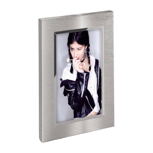 Hama Portrait Bilderrahmen Nantes (Fotogröße 15 x 20 cm) silber günstig online kaufen und