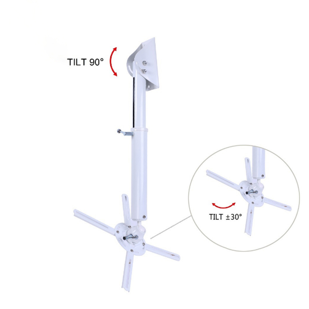 360 Degree Rotation Ceiling Projector Mount Tilt 90 degree Genius Mounts