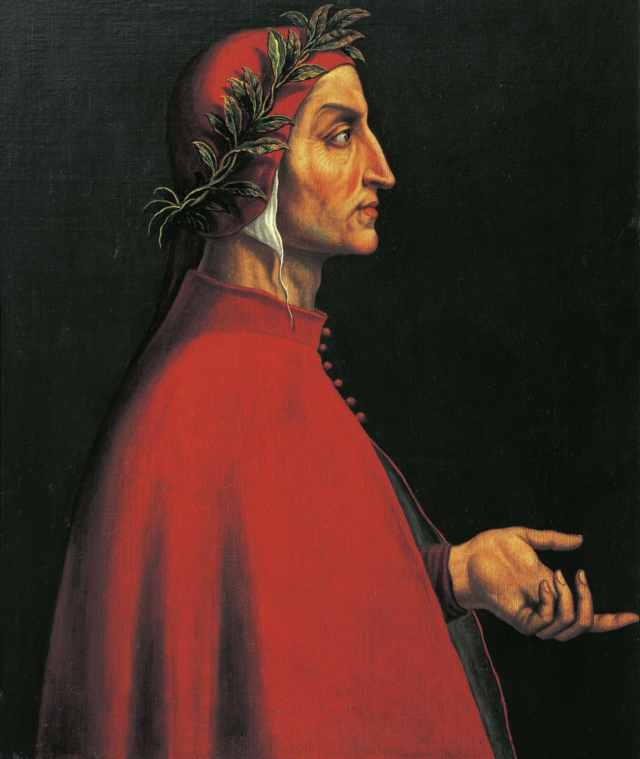 Portrait of Dante Alighieri (Florence, 1265 Ravenna, 1321), Italian