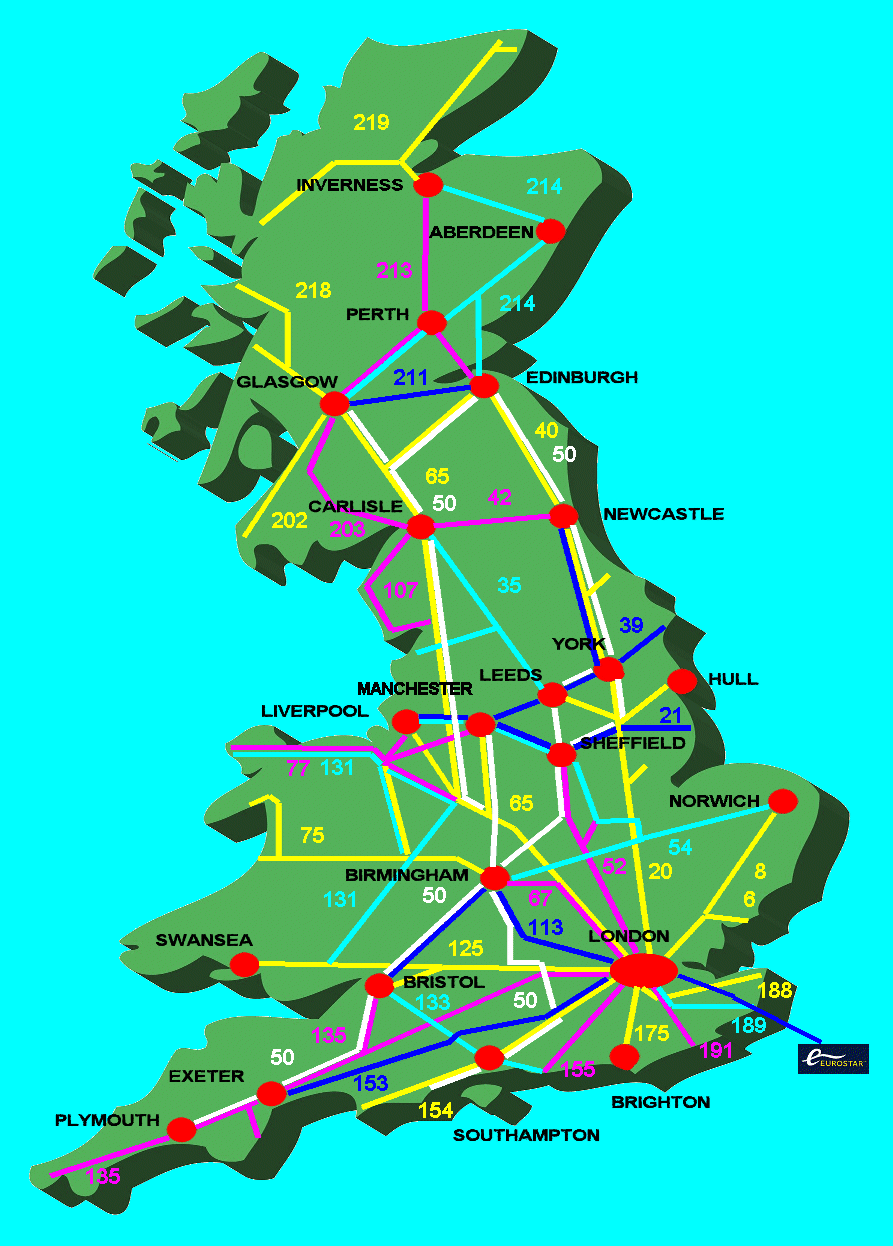 GENSHEET National Rail Timetable guide