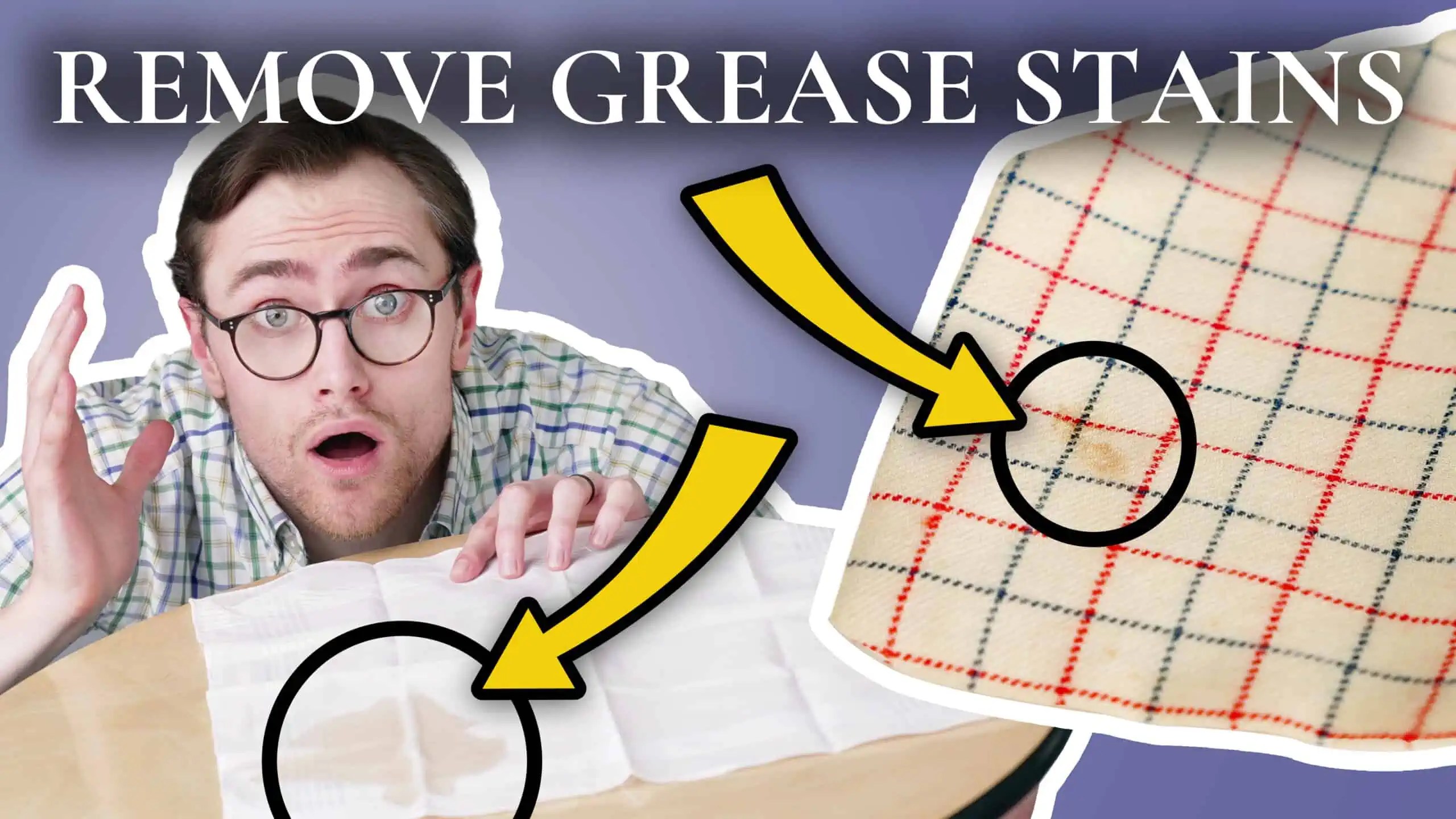 The RIGHT Ways To Remove Grease Stains From Clothes & Fabric