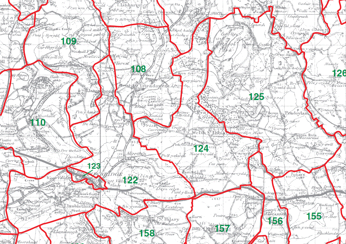 GENUKI Parish Maps from 'Historic Parishes of England and Wales