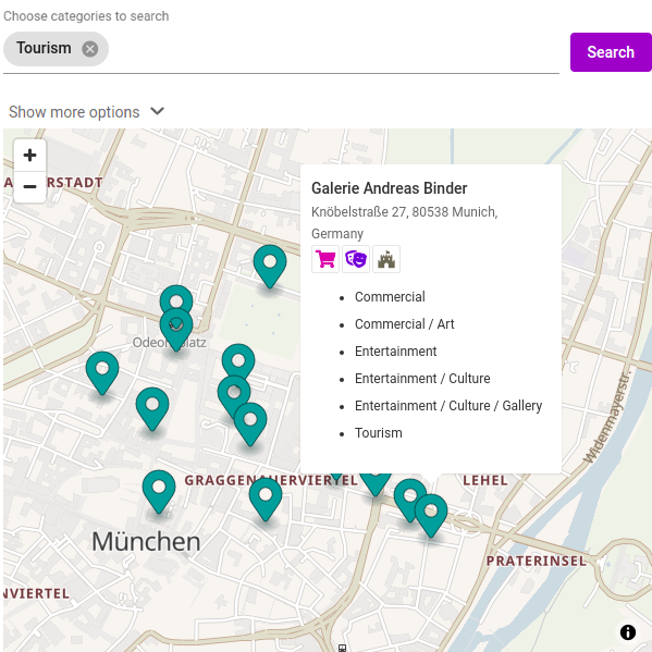 Places API search places and amenities by criteria Geoapify