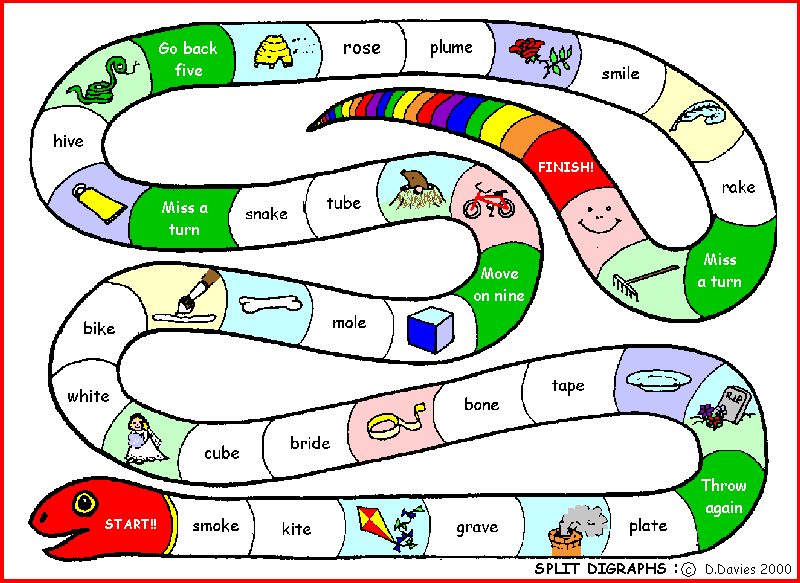 SEN RESOURCES game Split digraphs (Magic E)