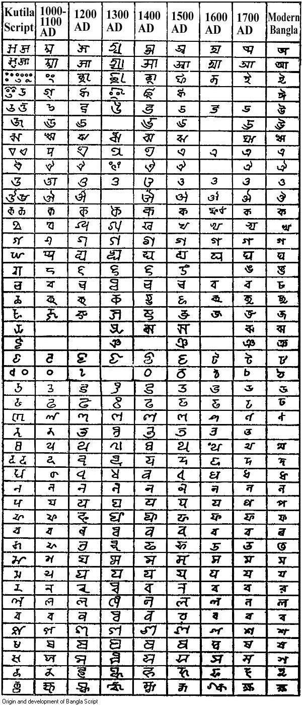 Bengali Script