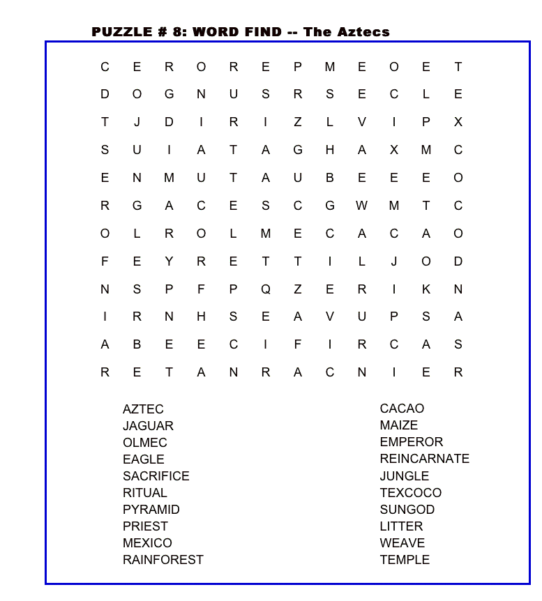 Aztec Worksheets & Teaching Resources Teachers Pay Teachers