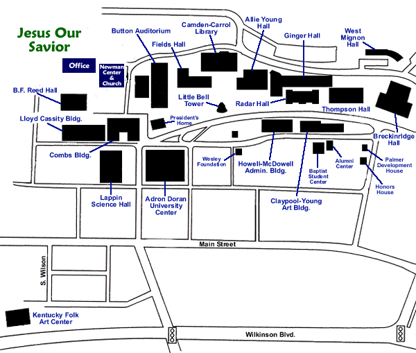 MSU Newman Center Map & Directions