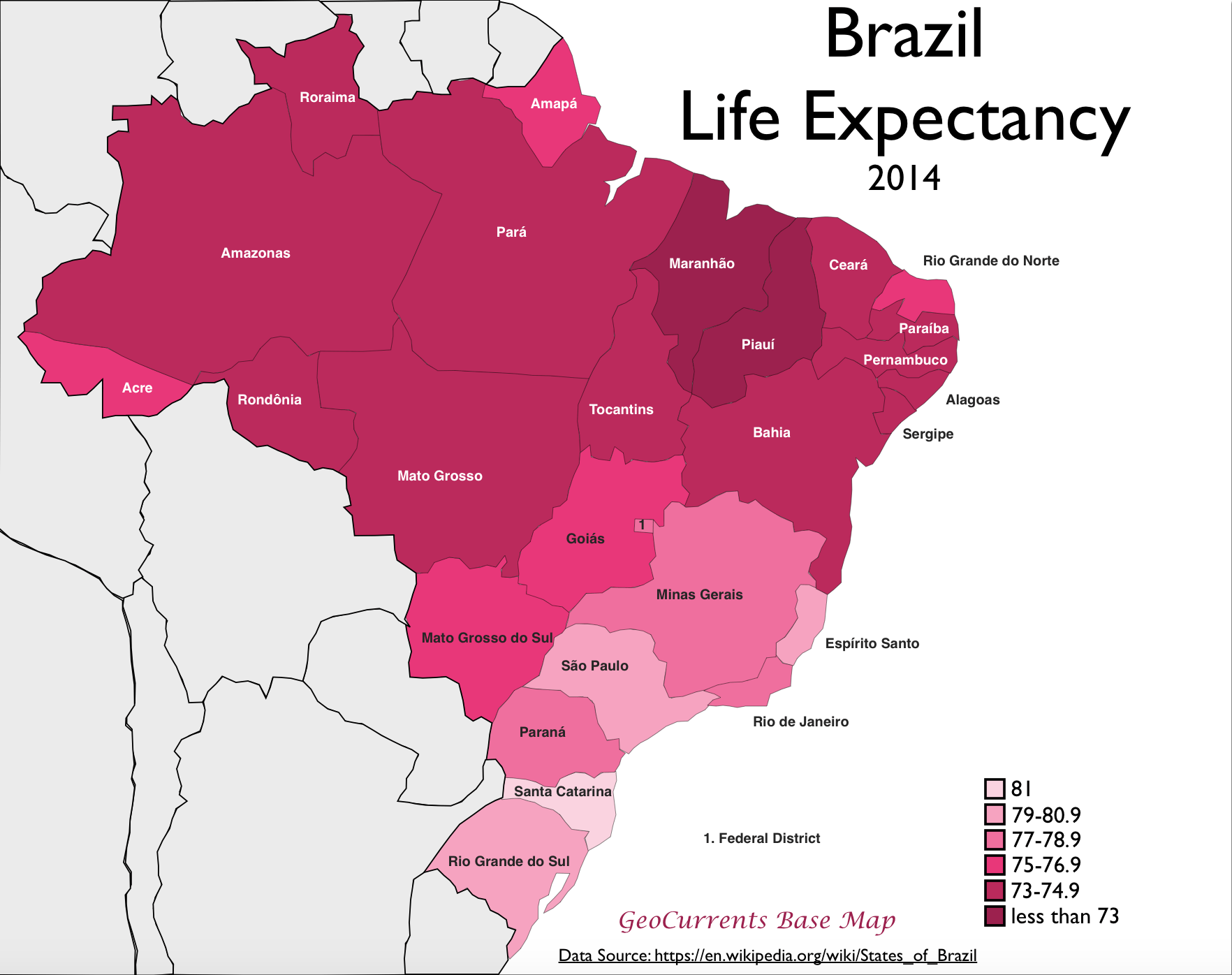 Customizable Maps of Brazil and Colombia, and Brazilian Social Development GeoCurrents