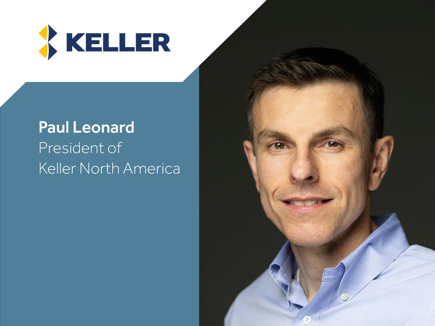 Paul Leonard appointed President of Keller North America