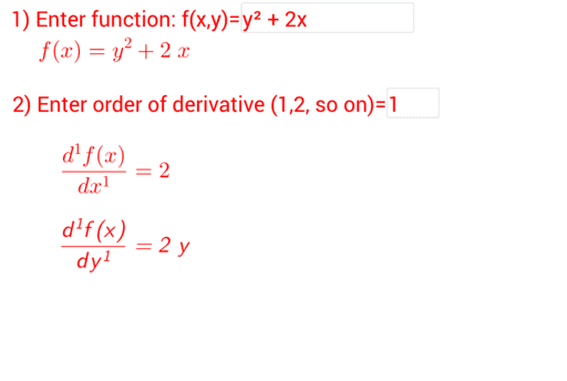 Partial Derivative Calculator GeoGebra