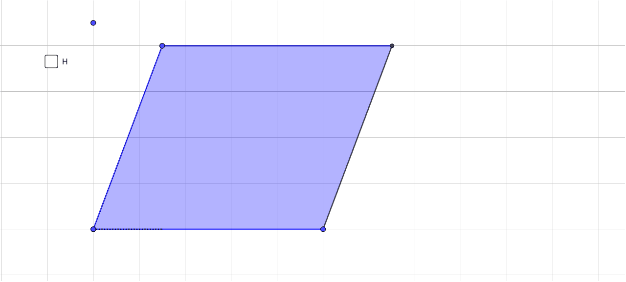 Area of a Parallelogram GeoGebra