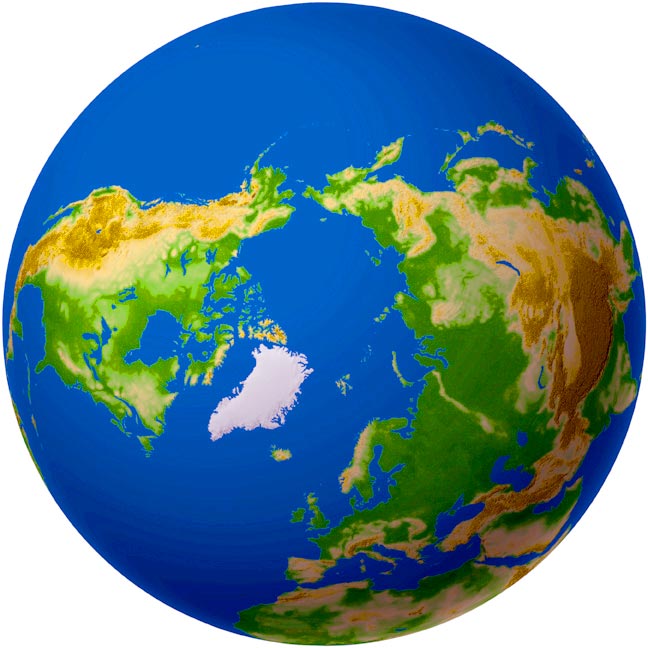 Here’s What The Earth Would Look Like.