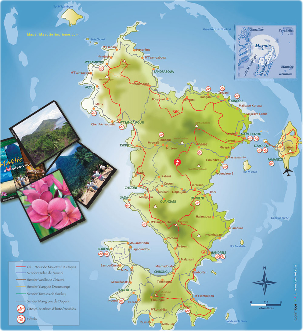 Les Défis Du "Plan Mayotte" Mayotte Map Mayotte Country Data Links And Map By Administrative