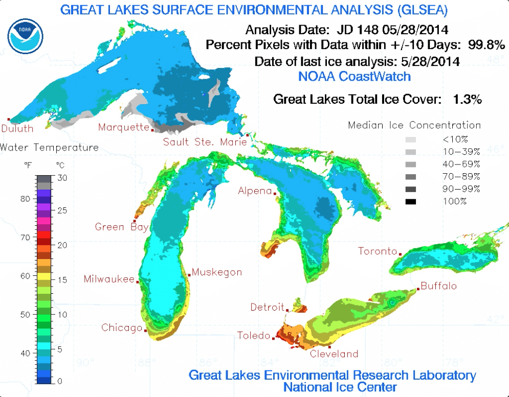 Lake Michigan deep water is warming and scientists don't know why