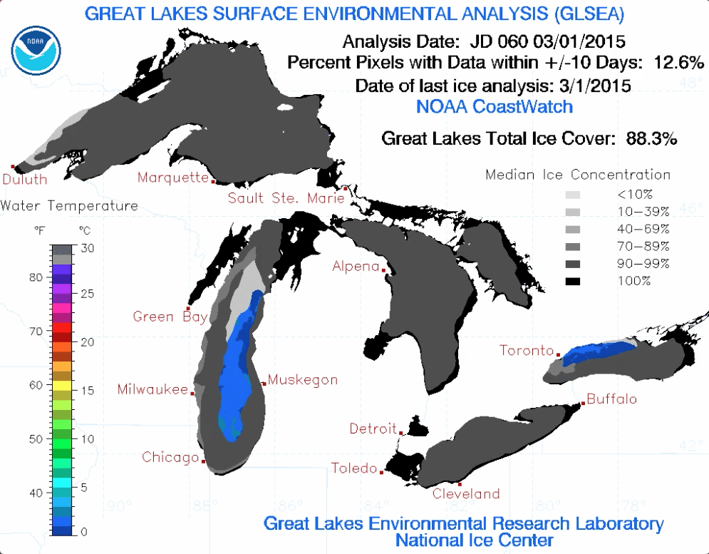 Lake Michigan deep water is warming and scientists don't know why