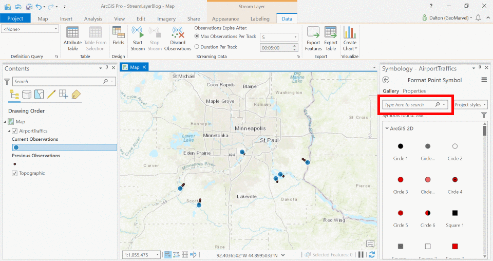 Working with Stream Layers in ArcGIS Pro GeoMarvel