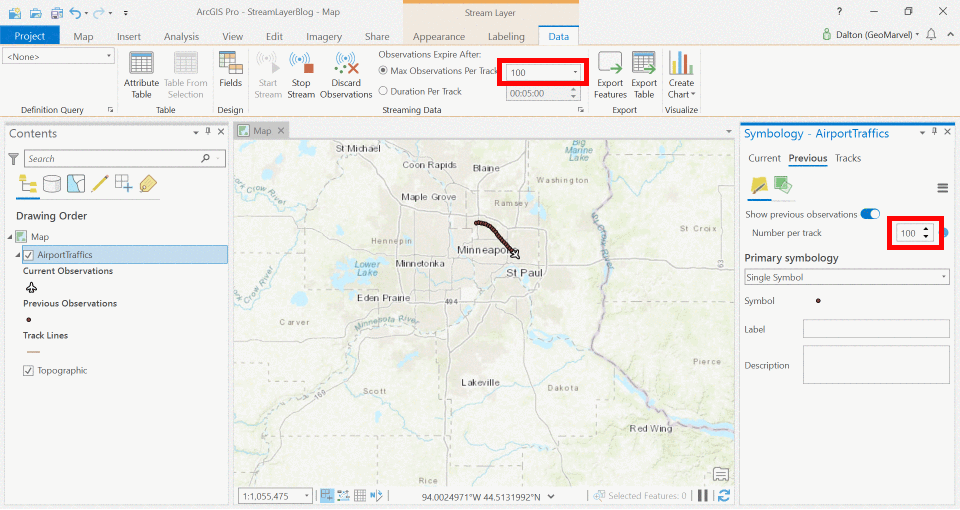 Working with Stream Layers in ArcGIS Pro GeoMarvel