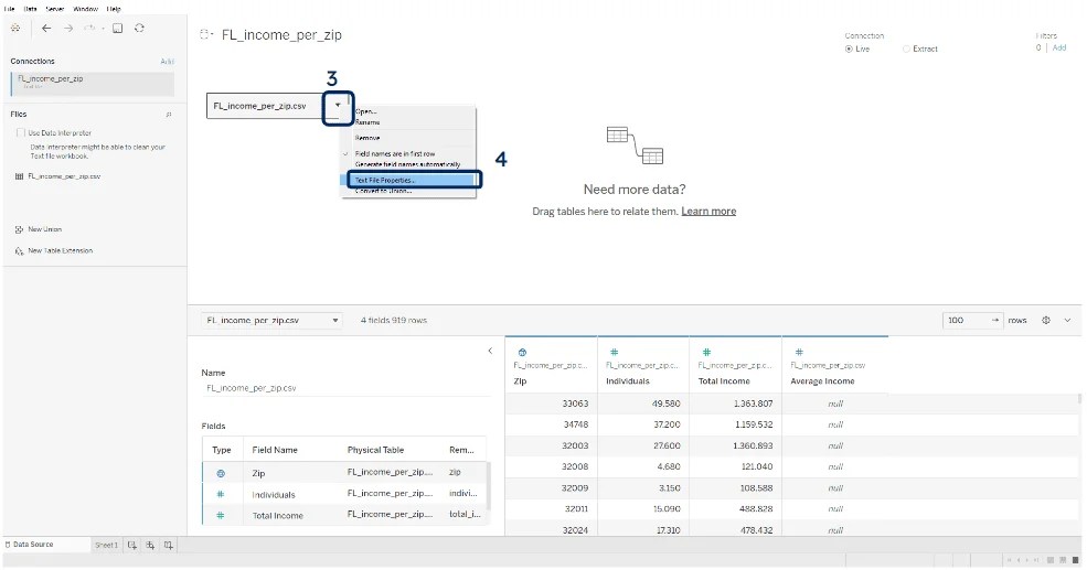 Create a Zip Code Map in Tableau A StepbyStep Guide