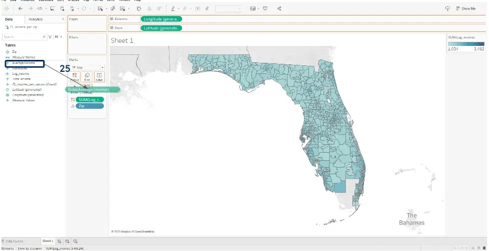 Create a Zip Code Map in Tableau A StepbyStep Guide
