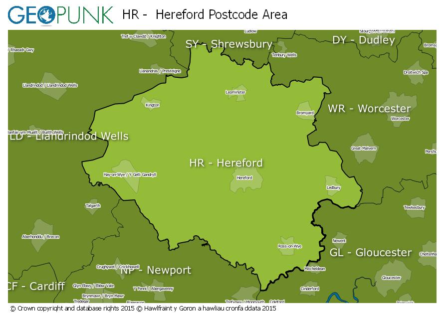 HR Hereford Postcode Area