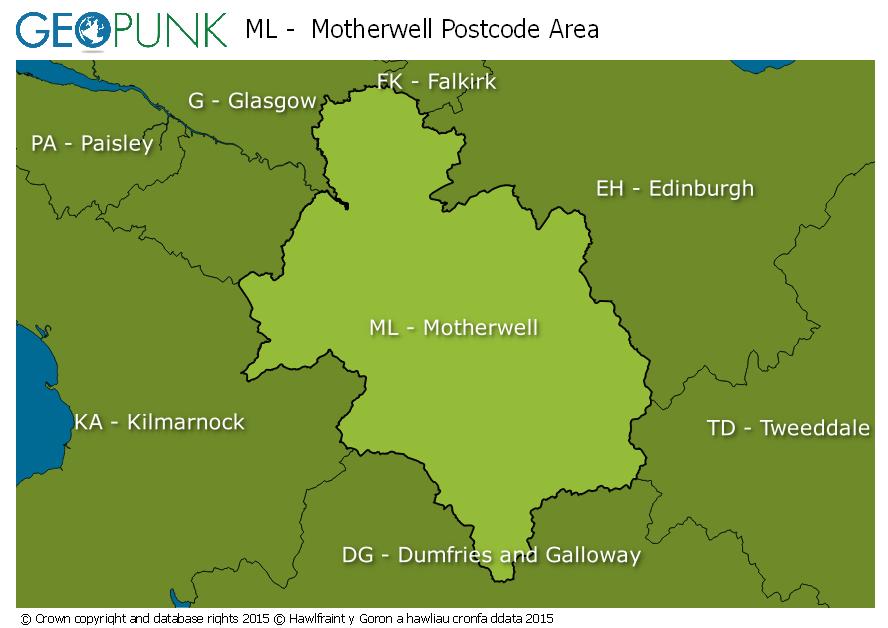 ML Motherwell Postcode Area