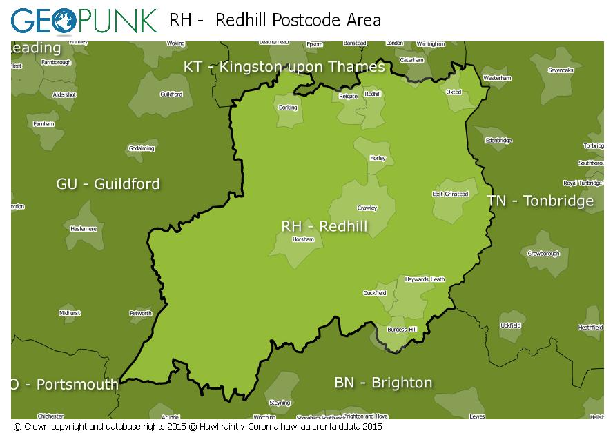 RH Redhill Postcode Area