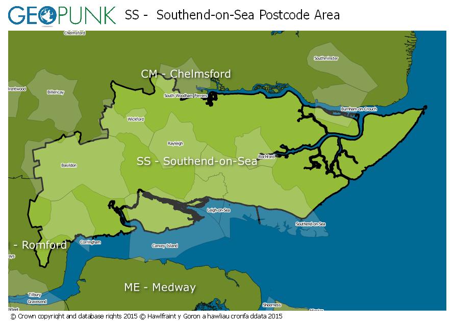 SS SouthendonSea Postcode Area