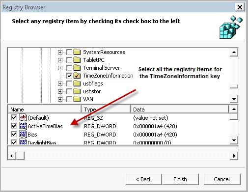 how to set time zone through group policy