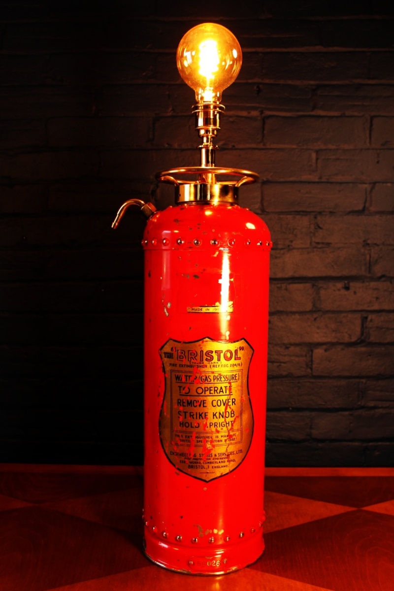 Fire Extinguisher Table Lamp Juniper & Co