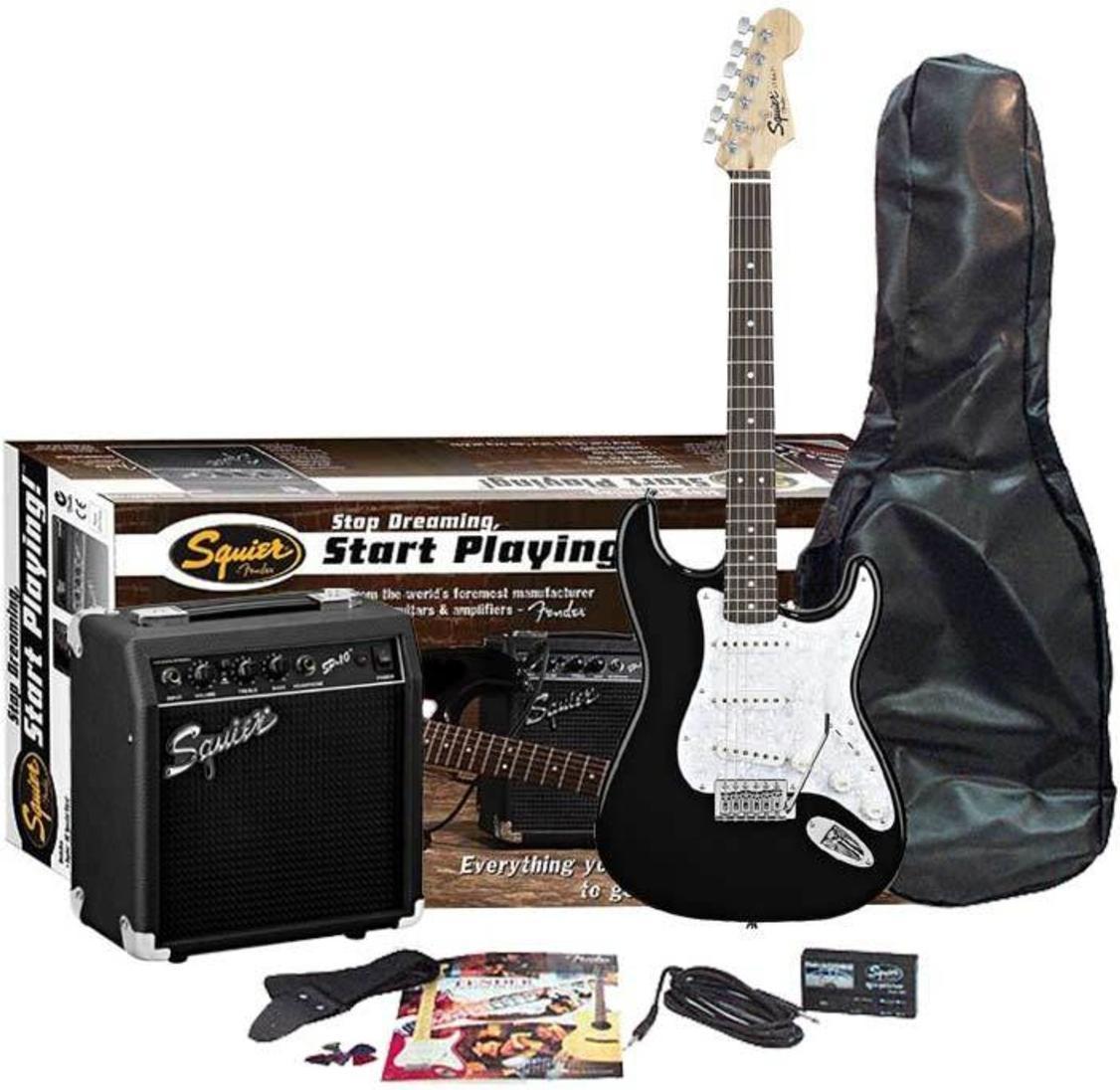 Squier Stratocaster Pack Black