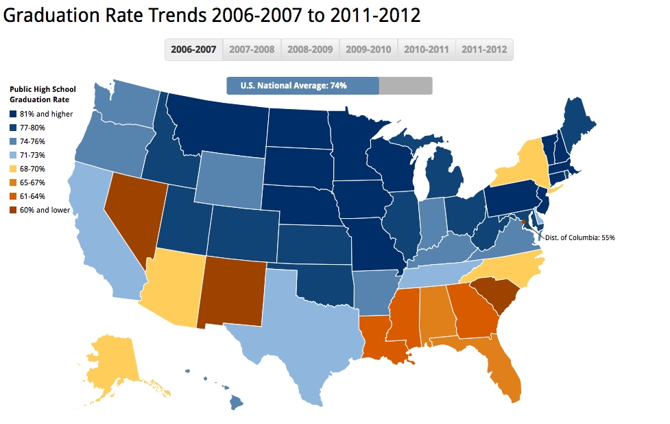 Graduation Rate Maps SchoolWatch
