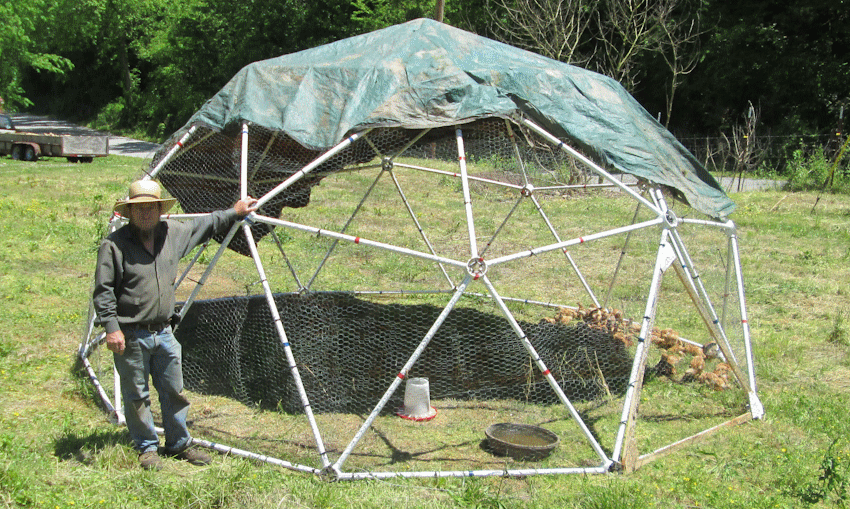 Geo Yurt Geodesic Chicken Coops by Zip Tie Domes