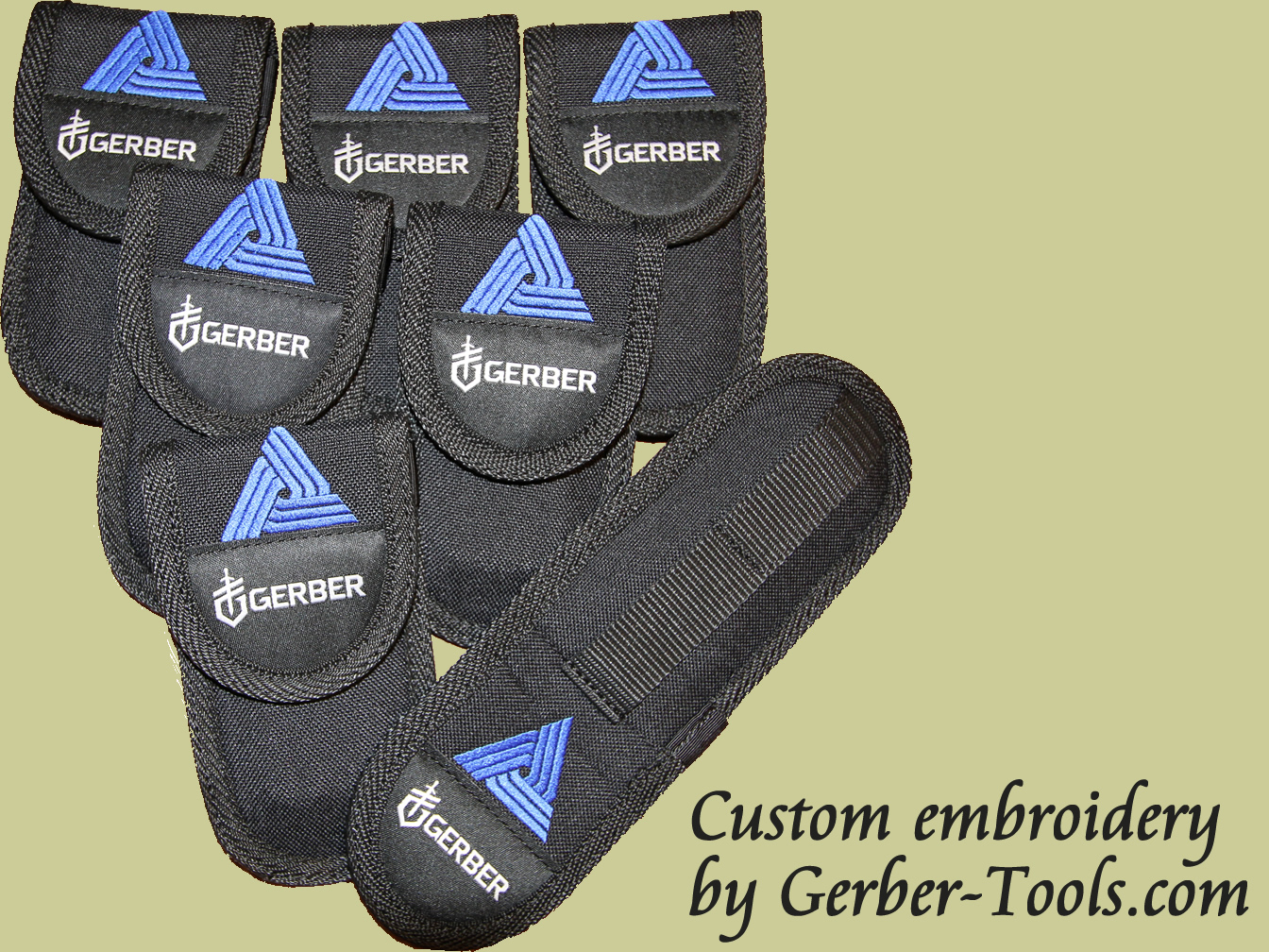 Laser Engraving and Embroidery on Gerber Knives and Tools