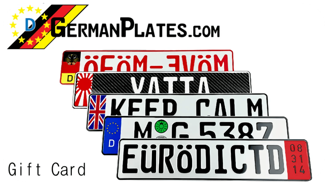 Euro Plate Gift Card