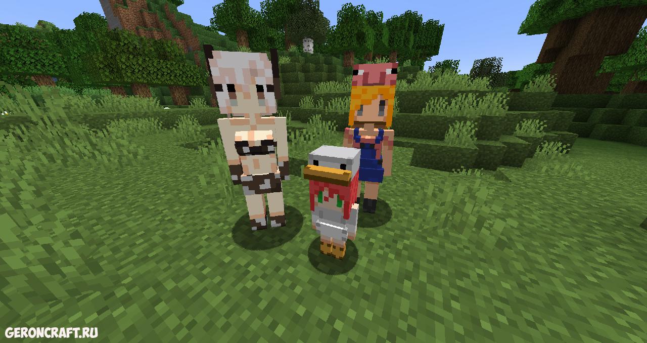 Cute Mob models resource pack. [1.16.5] [1.14.4] [1.13.2] [1.12.2
