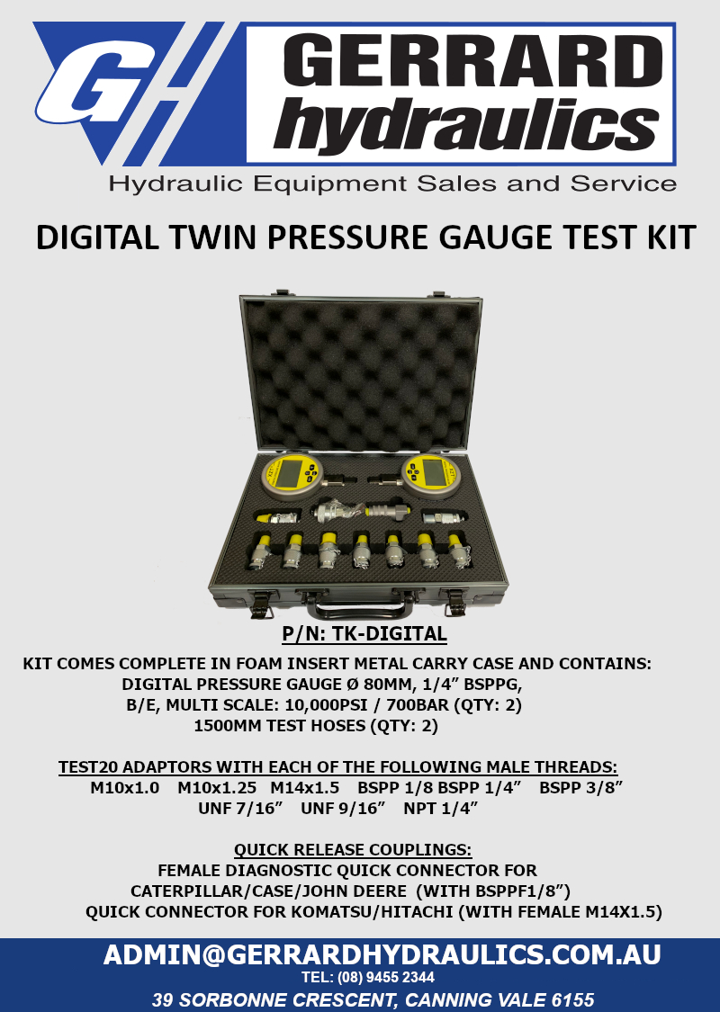 Pressure Gauge Kits Gerrard Hydraulics
