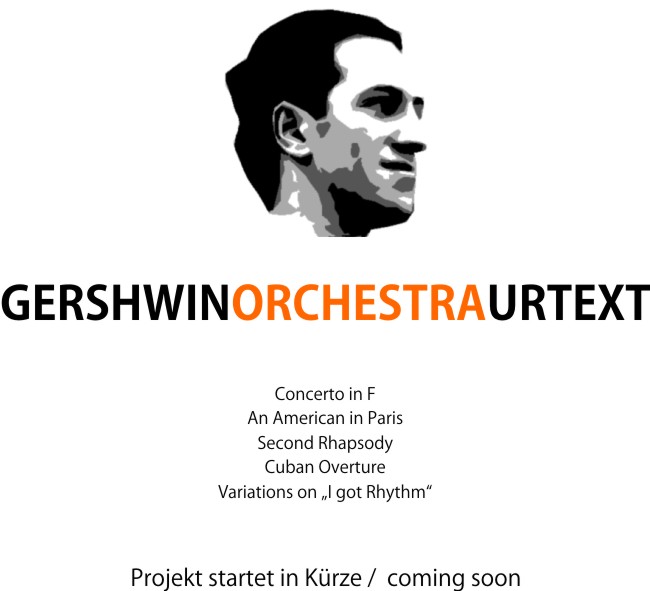 Gershwin Orchestra Urtext BNote Music Publishers