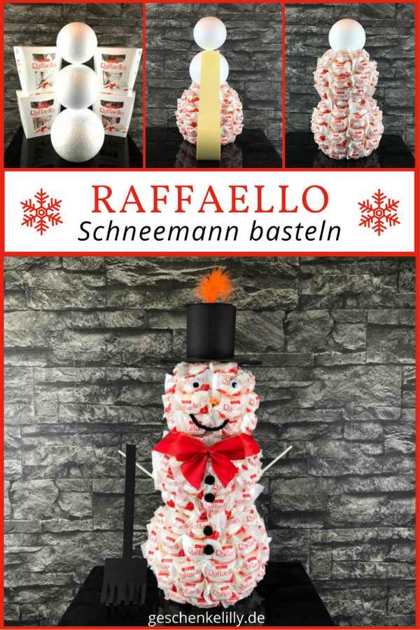 Raffaello Schneemann basteln ⛄