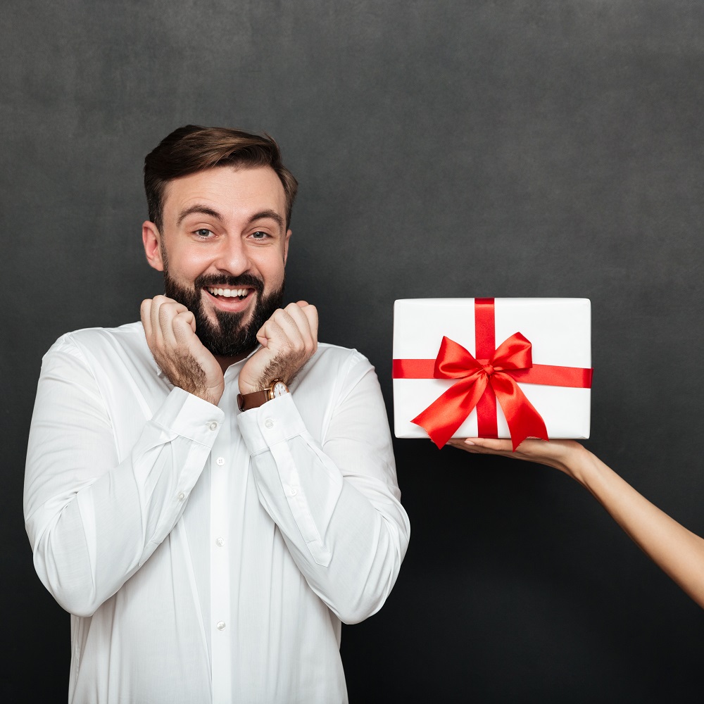 Männer Geschenkfuchs