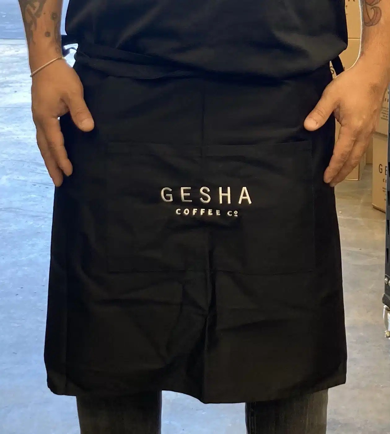 Apron Barista, Black Gesha