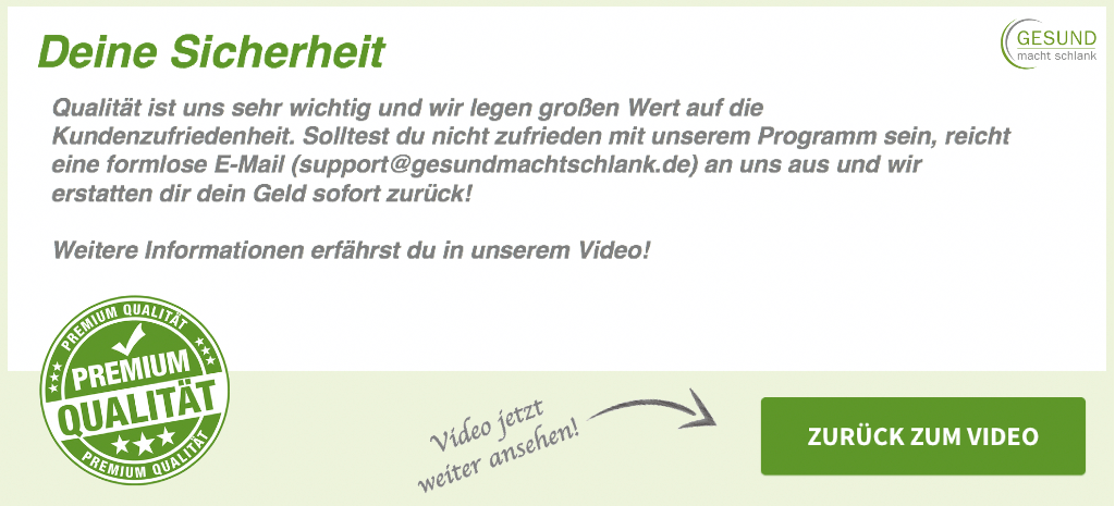 Das Gesund macht schlank Programm