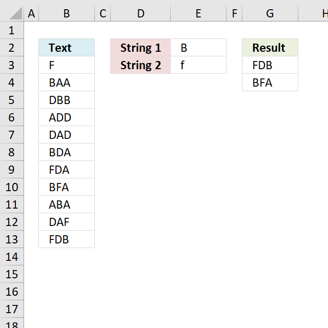 Search and display all cells that contain multiple search strings