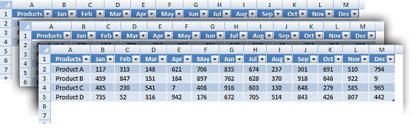 Change chart data range using a Drop Down List [VBA]