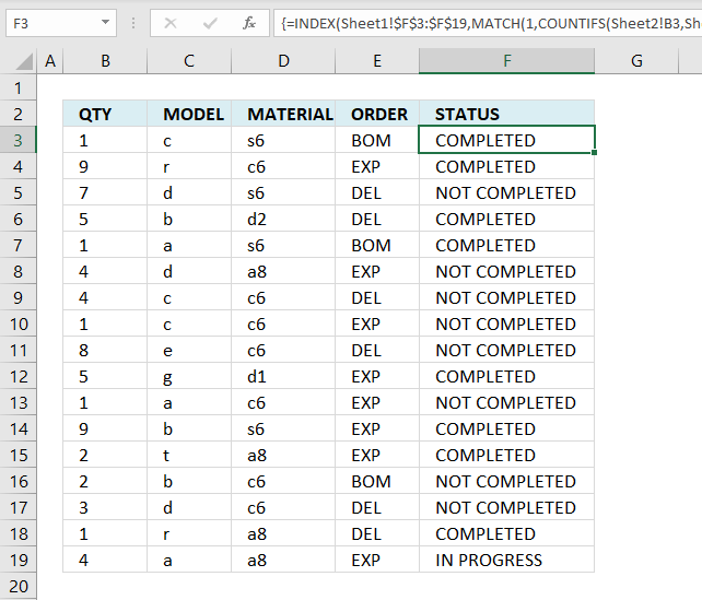 Lookup multiple values across columns and return a single value