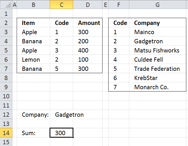 Lookups in a related table (array formula)