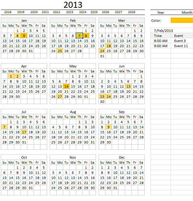 Cdt Code List 2023 Excel Yet Another Excel Calendar