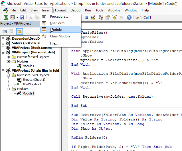 Excel Using VBA To Unzip File Without Prompting Me Once, 56 OFF