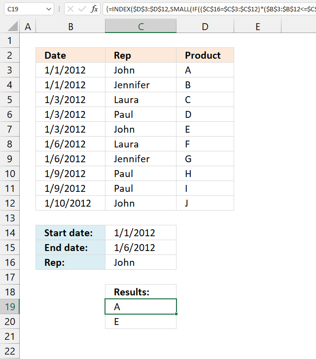 Lookup multiple values across columns and return a single value